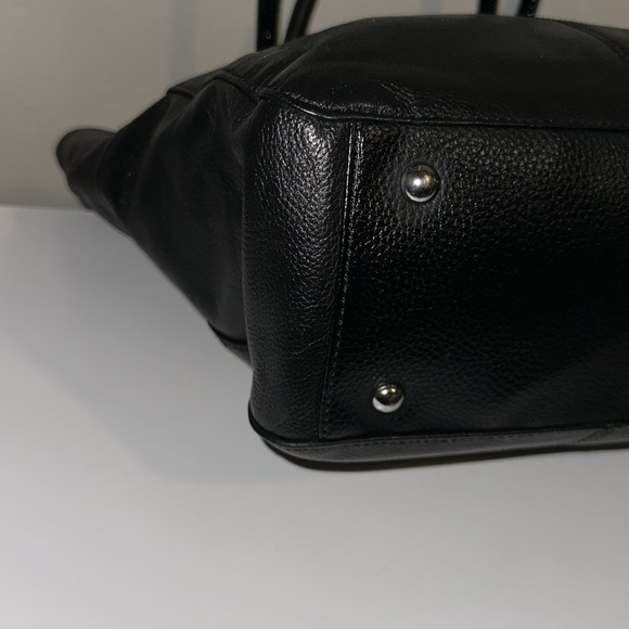 Tignanello Black Leather Large Tote EUC - Picture 3 of 11